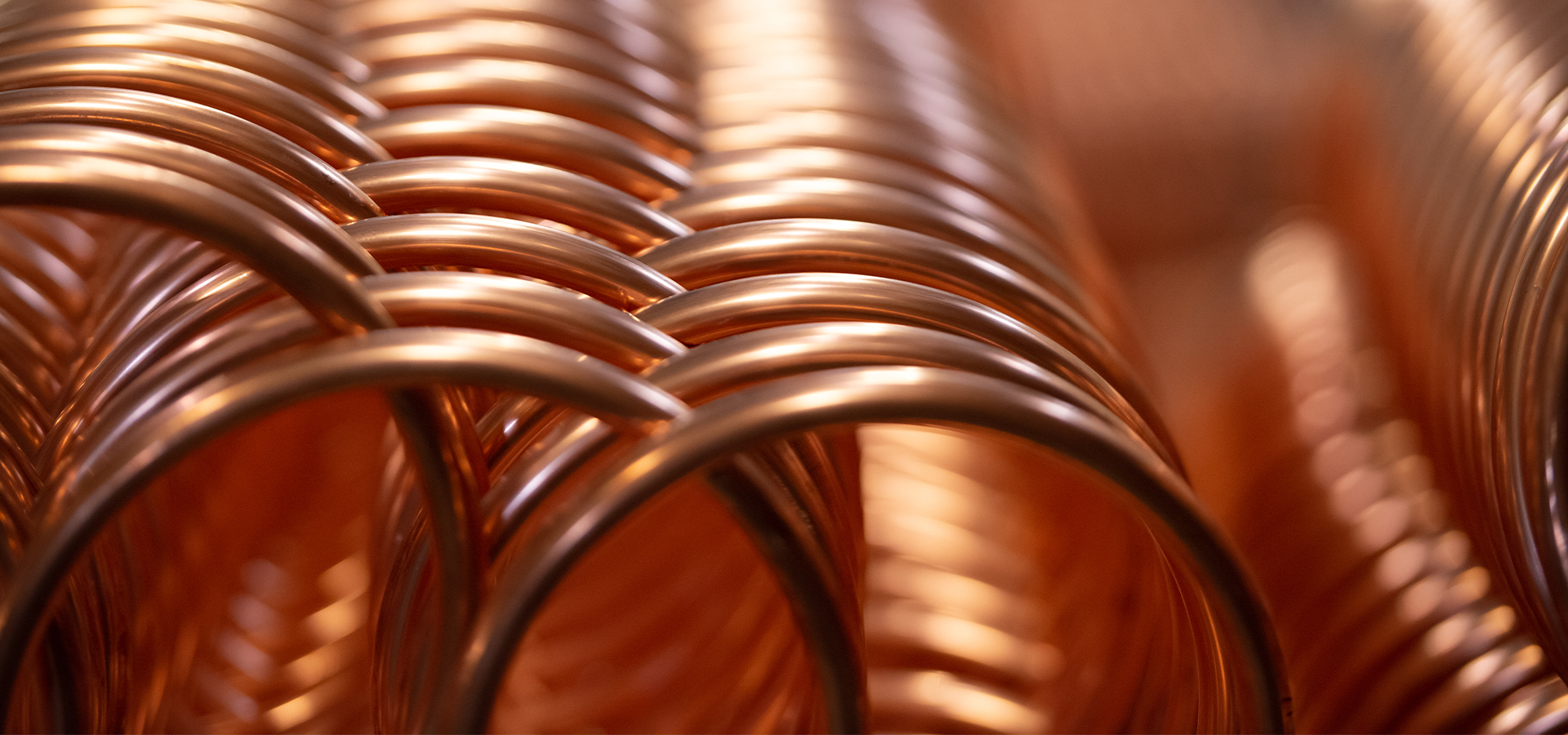 Copper coils used in Thermo 2000's indirect water heaters