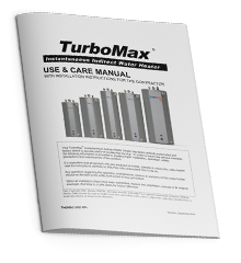 Use and care manual in Engligh for the TurboMax product family