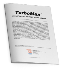 Specifications document in English for the TurboMax product family including sizes