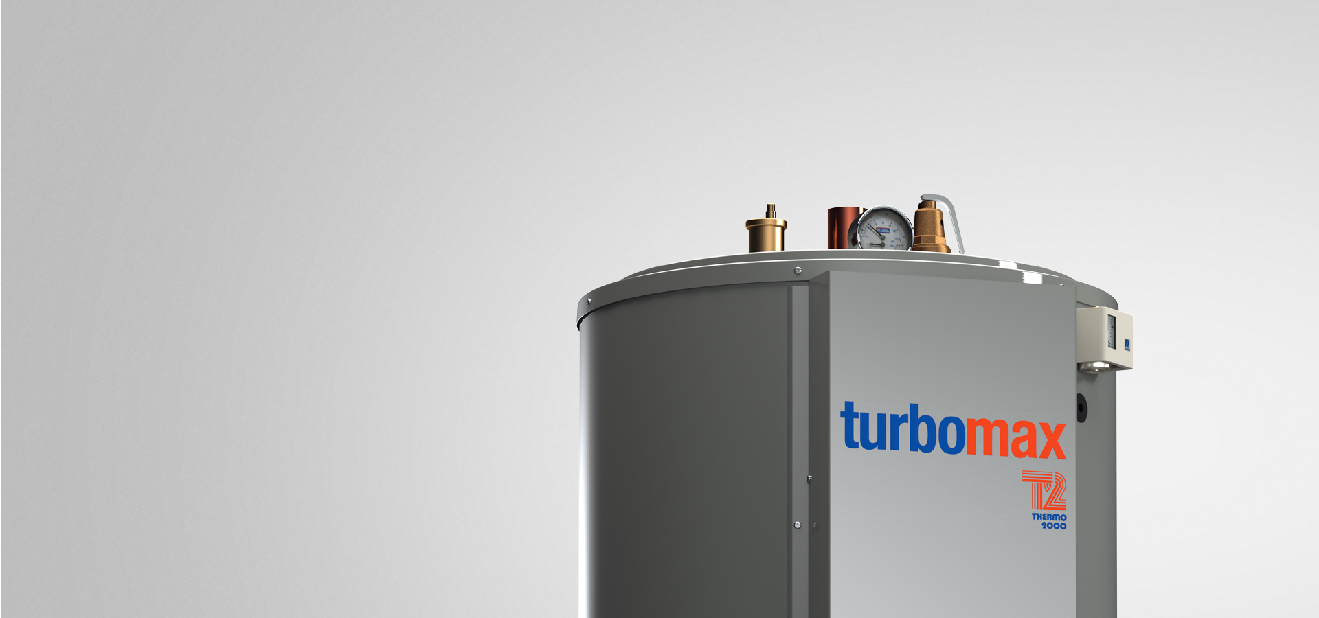 Beauty shot of the TurboMax instantaneous indirect water heater